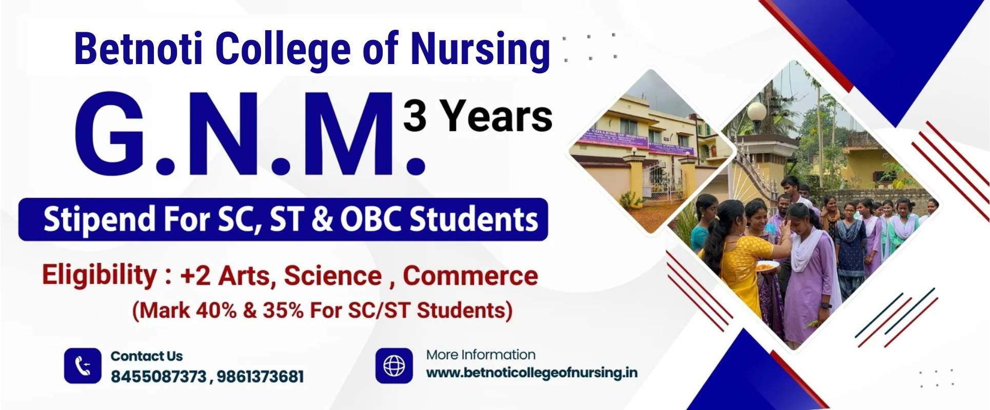 Student life at Betnoti College of Nursing - Practical training and clinical exposure